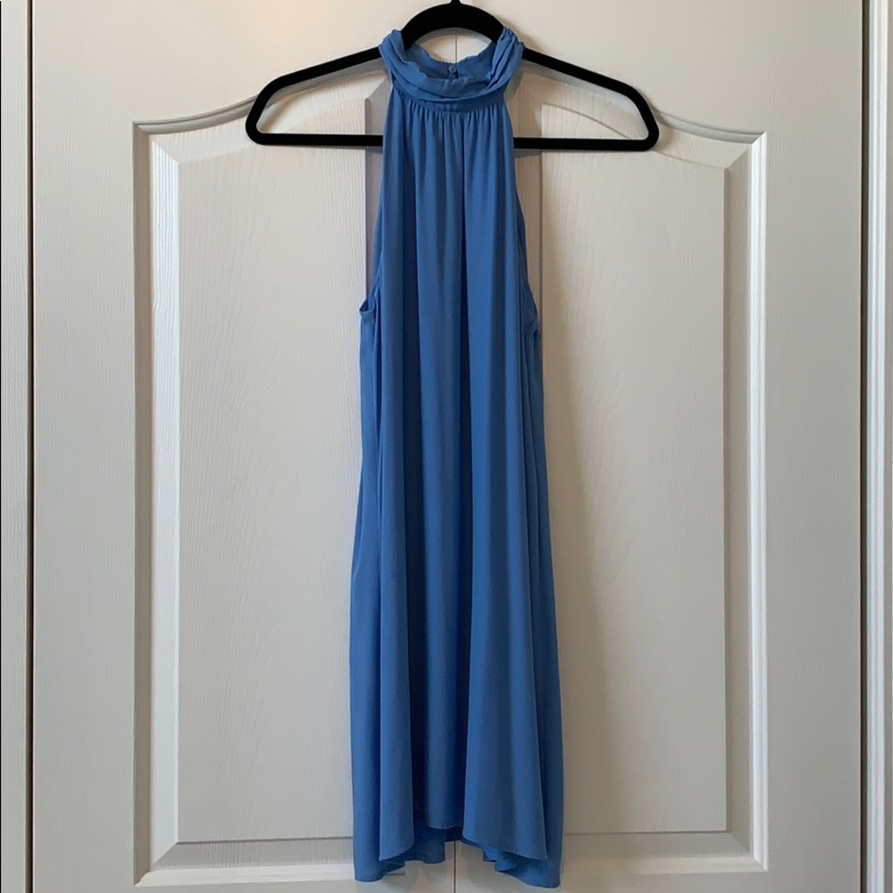 Dry Goods High Neck Light Blue Dress